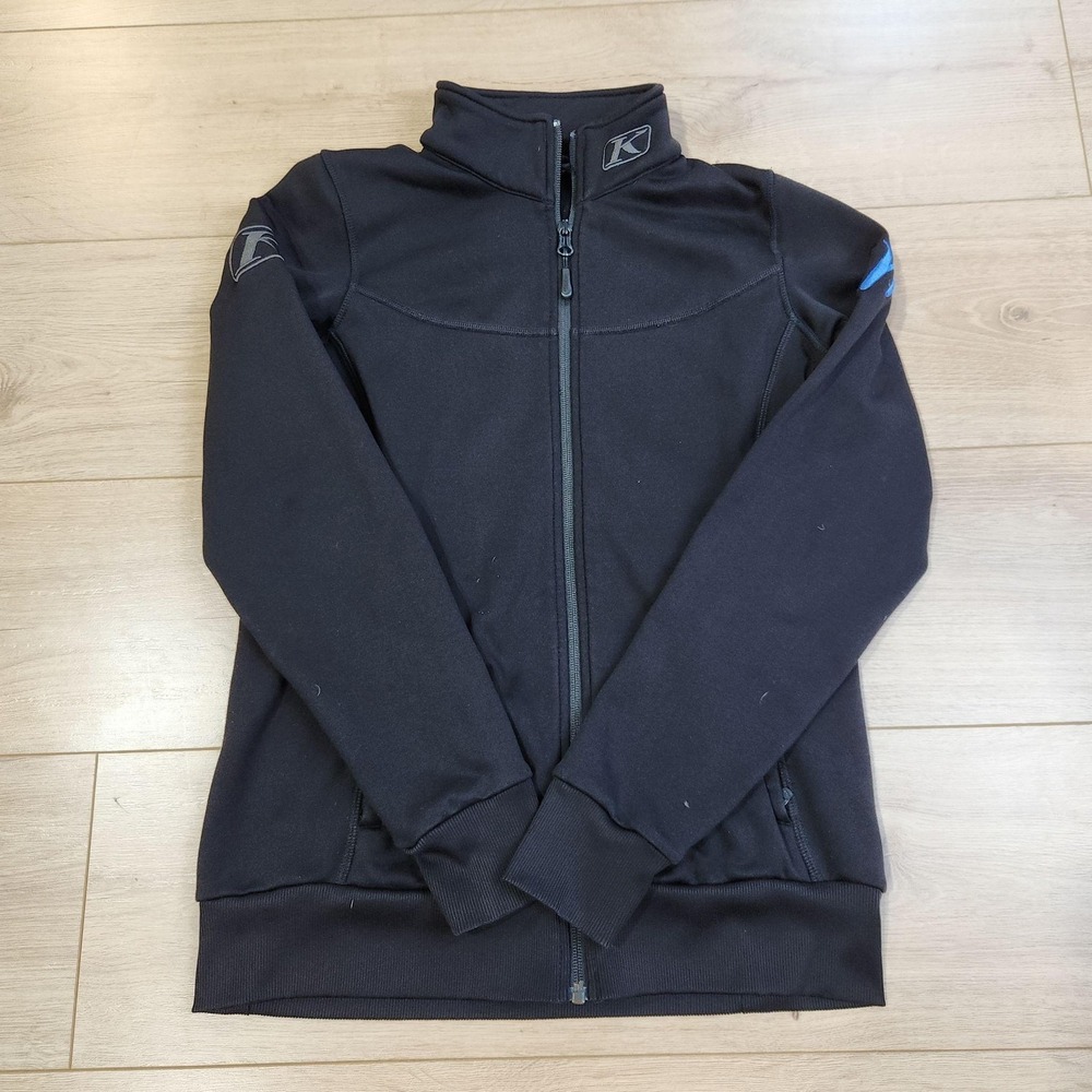 Klim Sundance Jacket Womens Small Black Softshell Full Zip Fleece Moto Riding